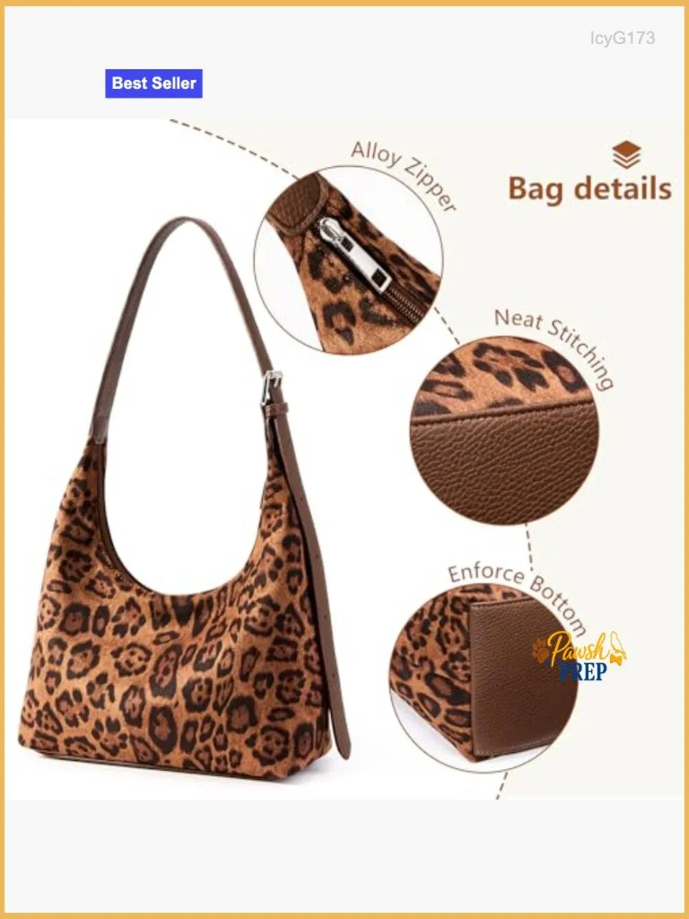 Crescent Tote Bag Underarm Hobo Vegan Leather Crossbody Purse
